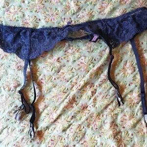 Victoria's Secret Black Garter Belt